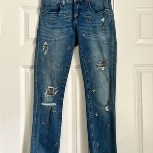 Women’s Blank NYC Embellished Denim Beaded Jeans